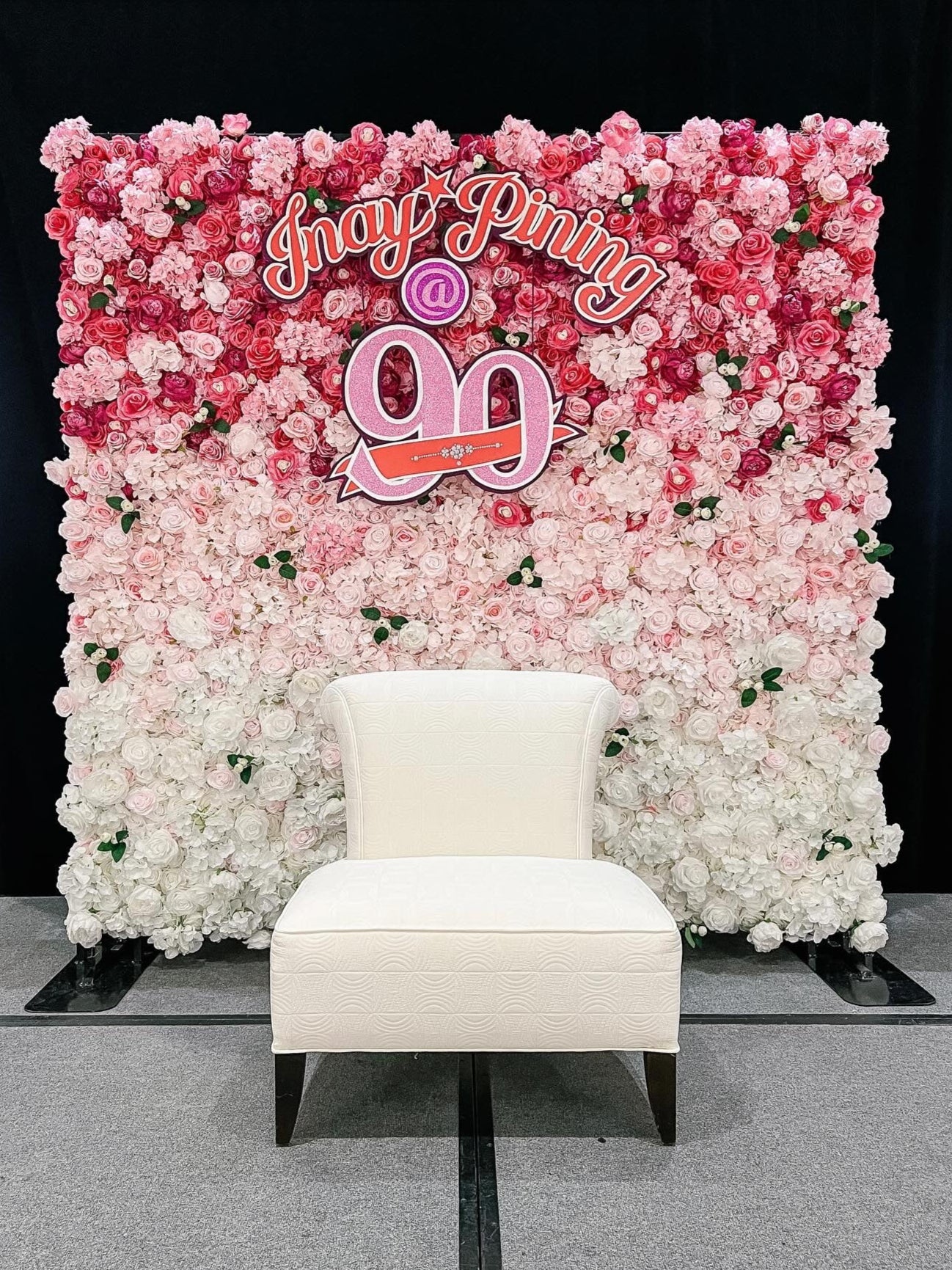 Pink Ombré Wall - Premium